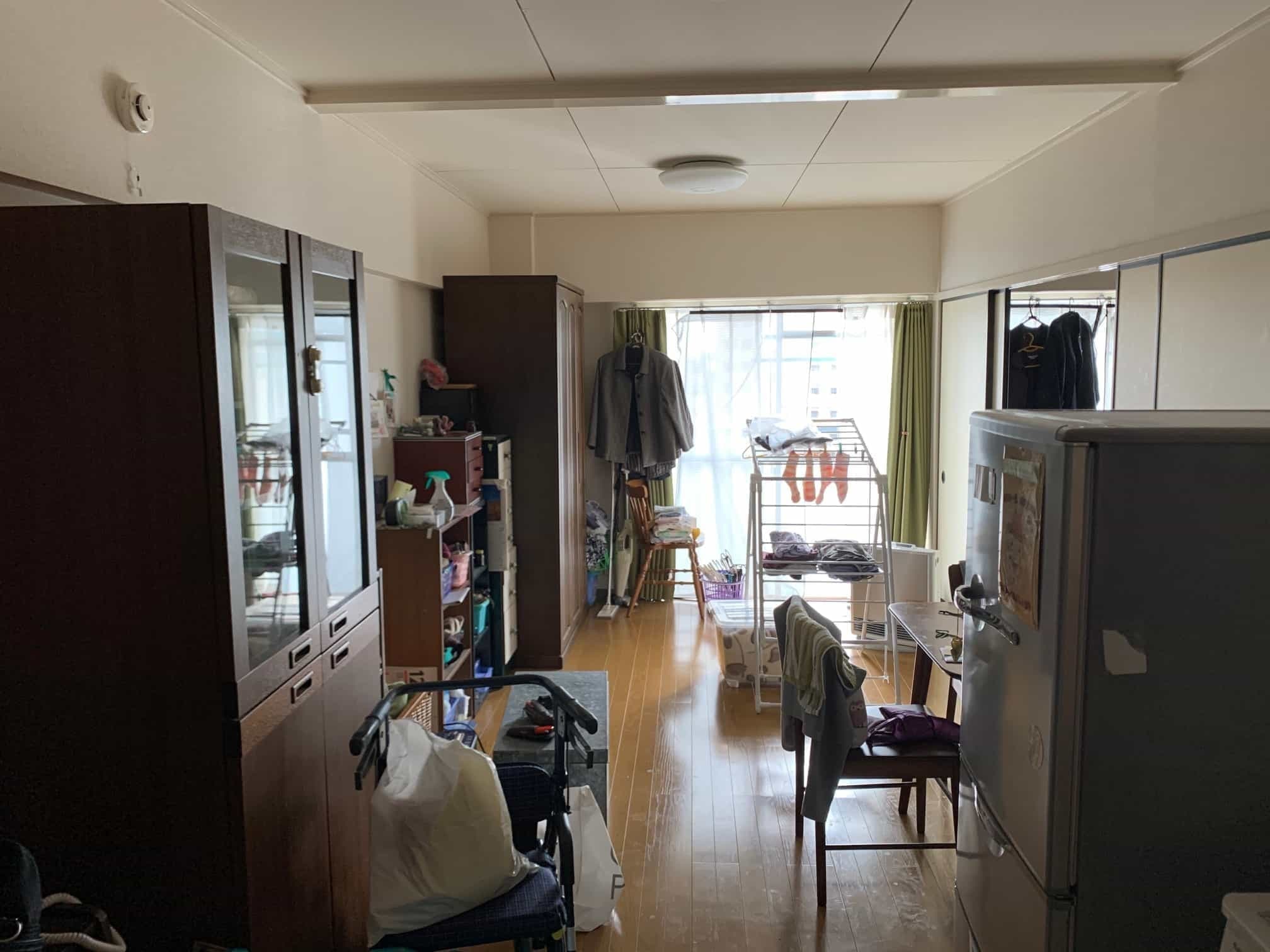 部屋施行前