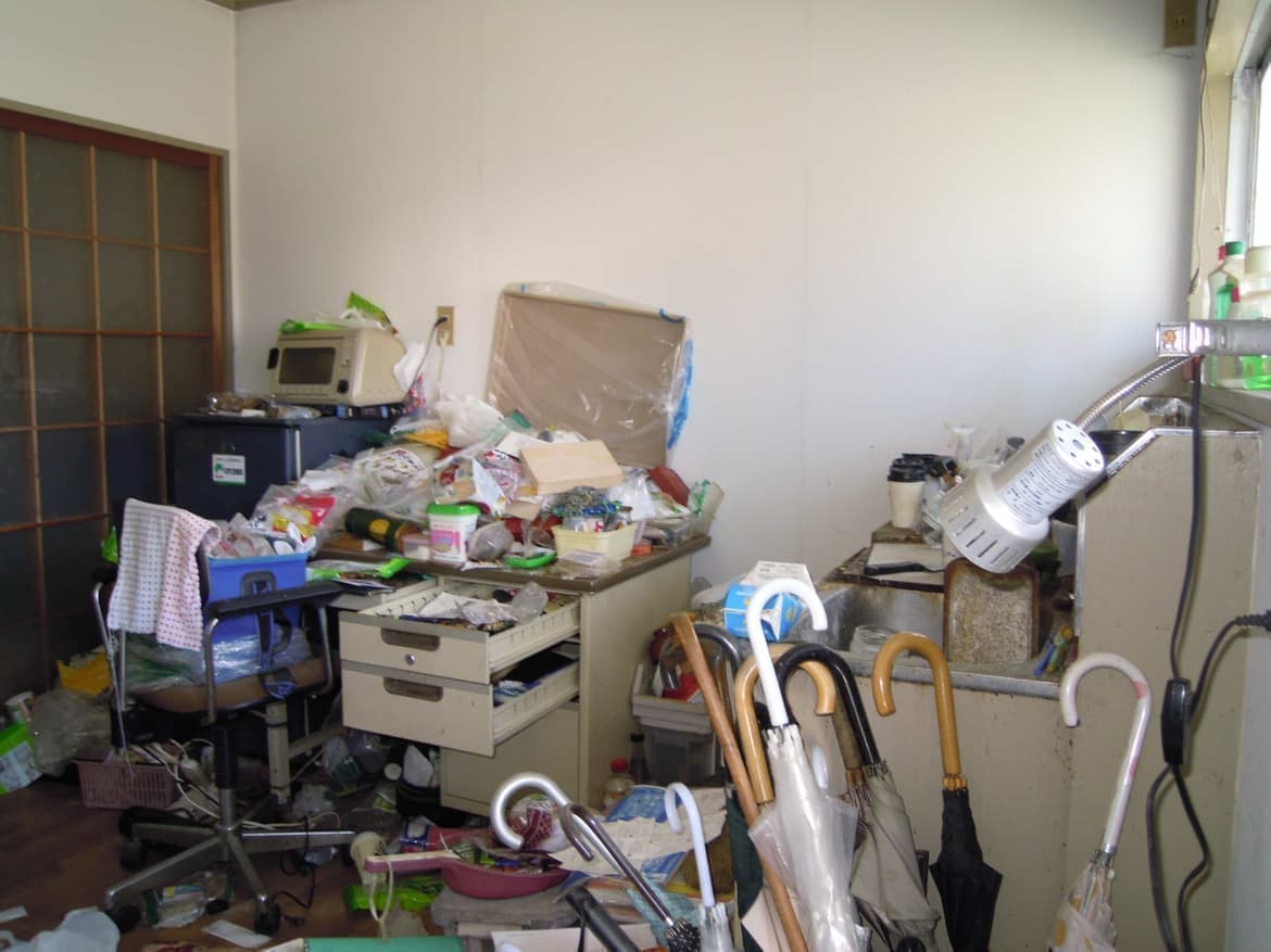 部屋施行前
